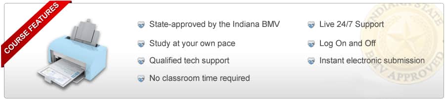Indiana Traffic Course Features